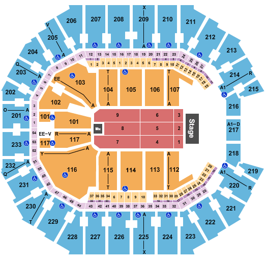 Spectrum Center Jerry Seinfeld Seating Chart